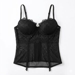 NWT La Senza Black Lace Bustier